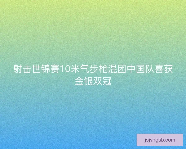 射击世锦赛10米气步枪混团中国队喜获金银双冠
